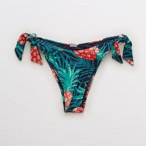 High Cut Cheeky Tropical Bikini Bottom NWT XS